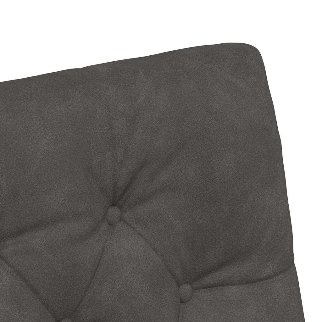 vidaXL Καρέκλες Φαγητού με Ρόδες 2 pcs Μαύρο 58 x 67 x 97 εκ