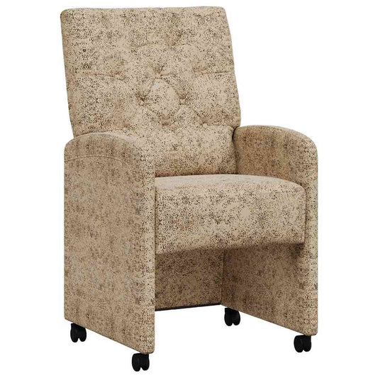 vidaXL Καρέκλες Φαγητού με Ρόδες 2 pcs Ανοιχτό γκρι 58 x 67 x 97 εκ