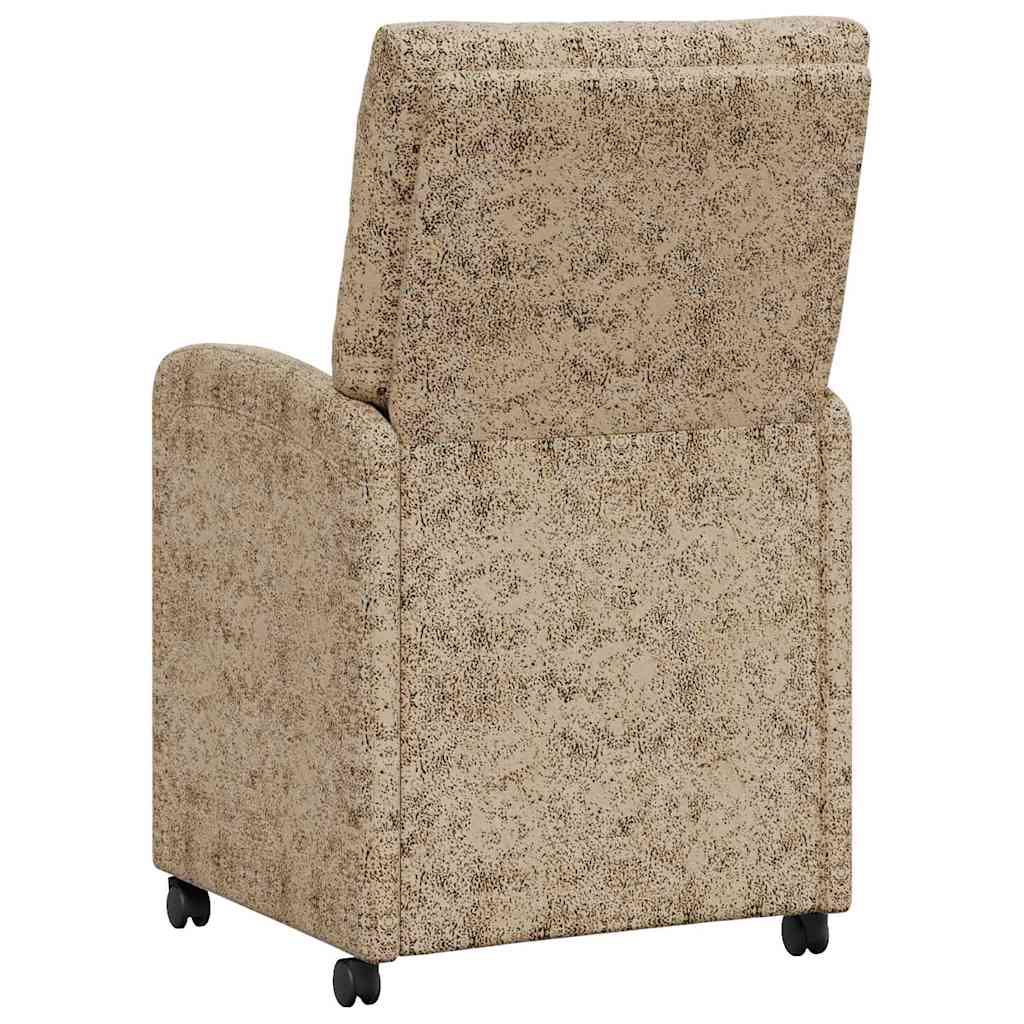 vidaXL Καρέκλες Φαγητού με Ρόδες 2 pcs Ανοιχτό γκρι 58 x 67 x 97 εκ