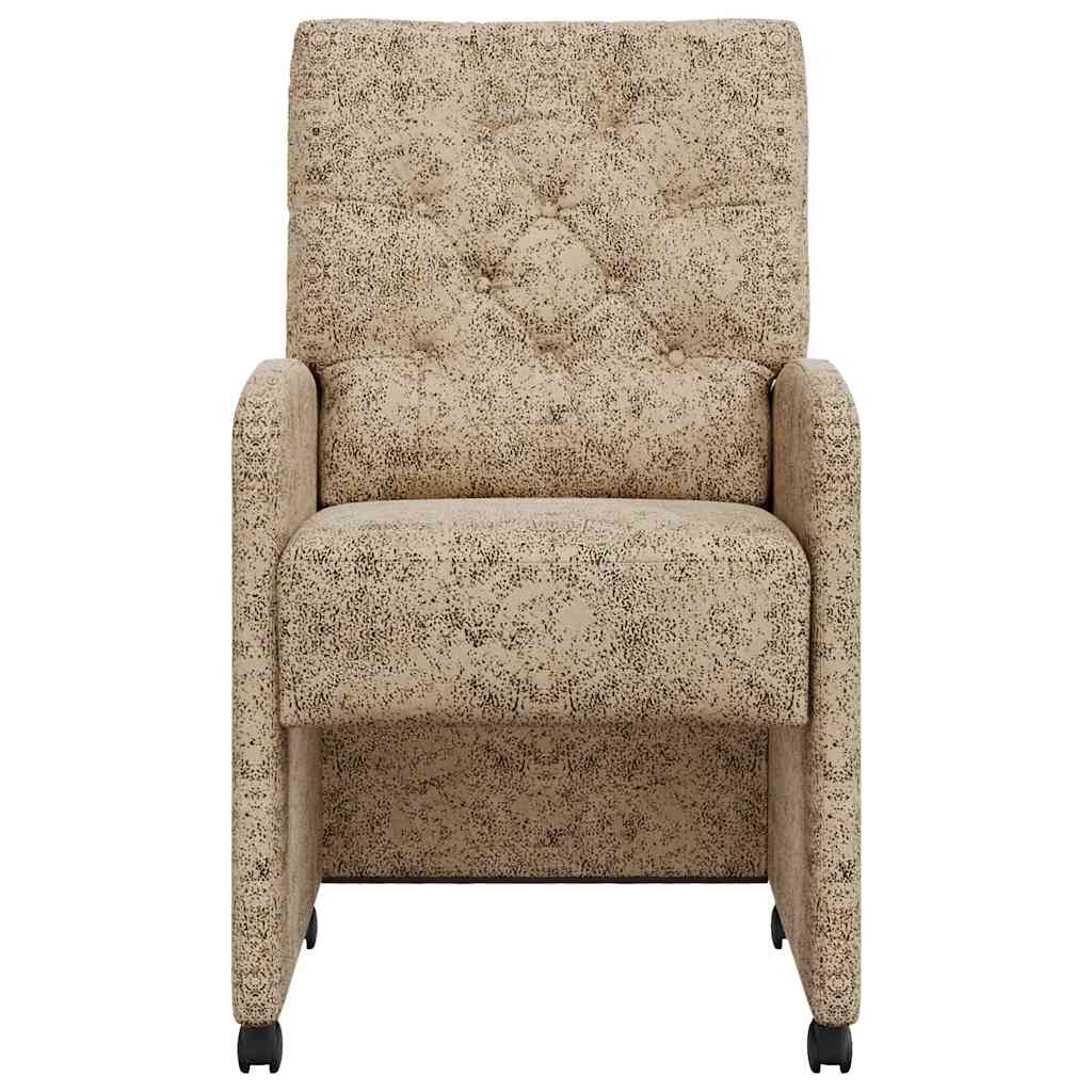 vidaXL Καρέκλες Φαγητού με Ρόδες 2 pcs Ανοιχτό γκρι 58 x 67 x 97 εκ