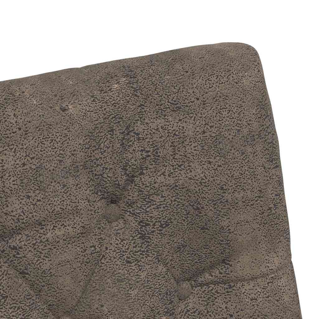 vidaXL Καρέκλες Φαγητού με Ρόδες 2 pcs Σκούρο γκρι 58 x 67 x 97 εκ