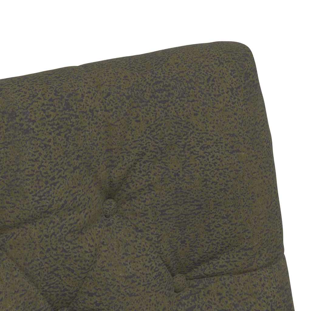 vidaXL Καρέκλες Φαγητού με Ρόδες με τροχούς 2 pcs Στρατιωτικό πράσινο