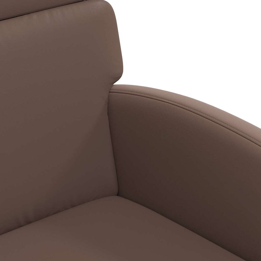 vidaXL Καρέκλες Φαγητού με Ρόδες 2 pcs Καφέ 58 x 65 x 98 εκ.