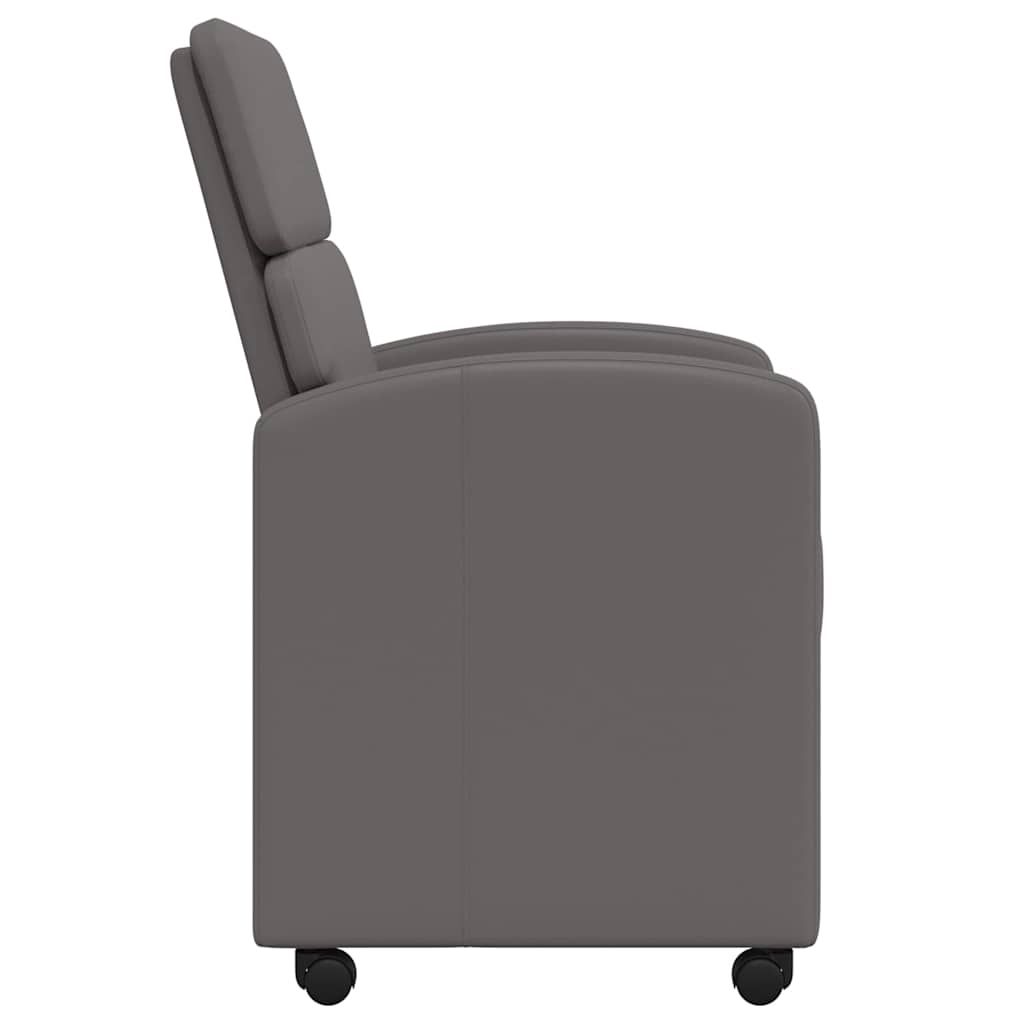 vidaXL Καρέκλες Φαγητού με Ρόδες 2 pcs Γκρι 58 x 65 x 98 εκ.