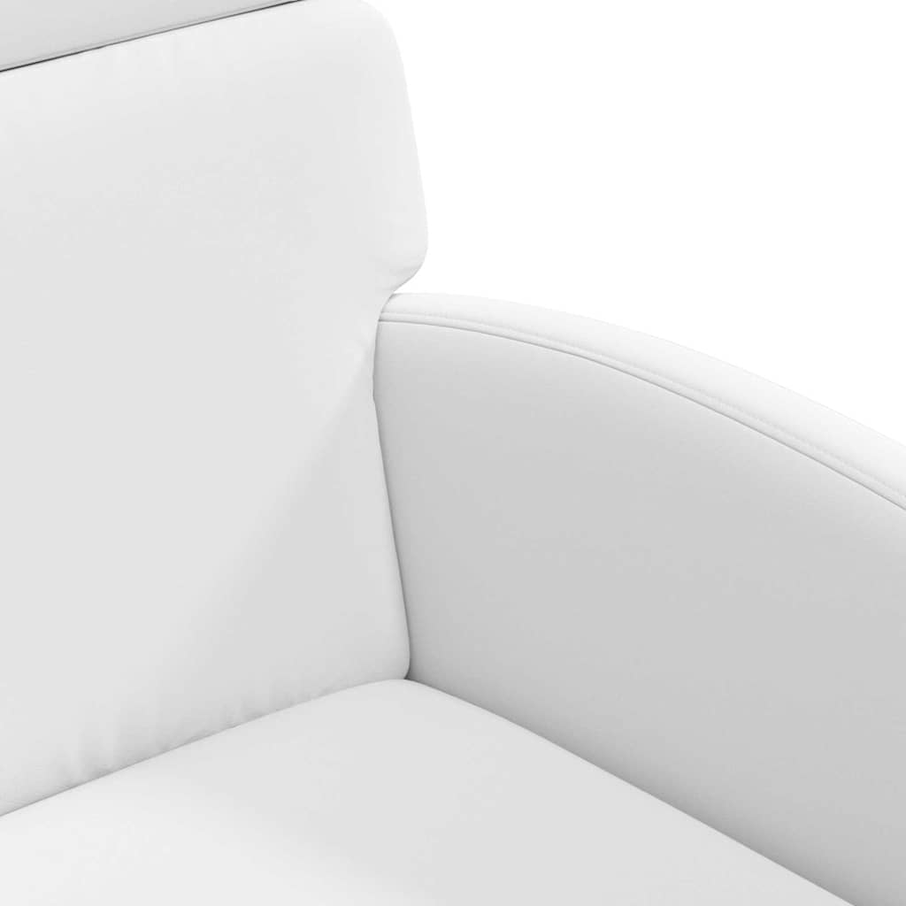 vidaXL Καρέκλες Φαγητού με Ρόδες 2 pcs Λευκό 58 x 65 x 98 εκ.