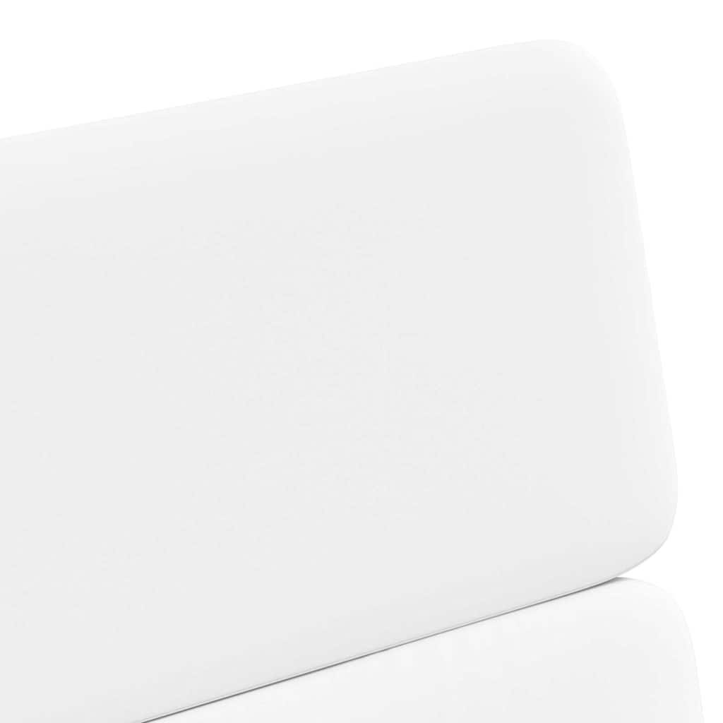 vidaXL Καρέκλες Φαγητού με Ρόδες 2 pcs Λευκό 58 x 65 x 98 εκ.