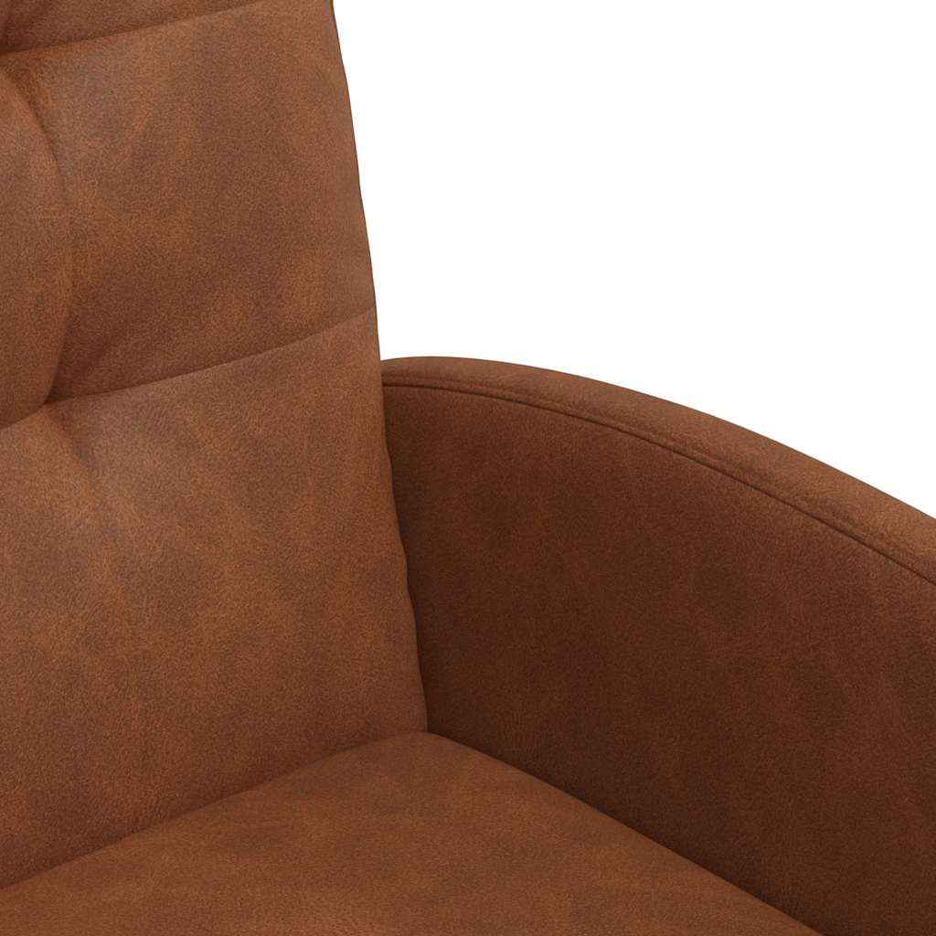 vidaXL Καρέκλες Φαγητού με Ρόδες με τροχούς 2 pcs Καφέ 57 x 67 x 98 εκ