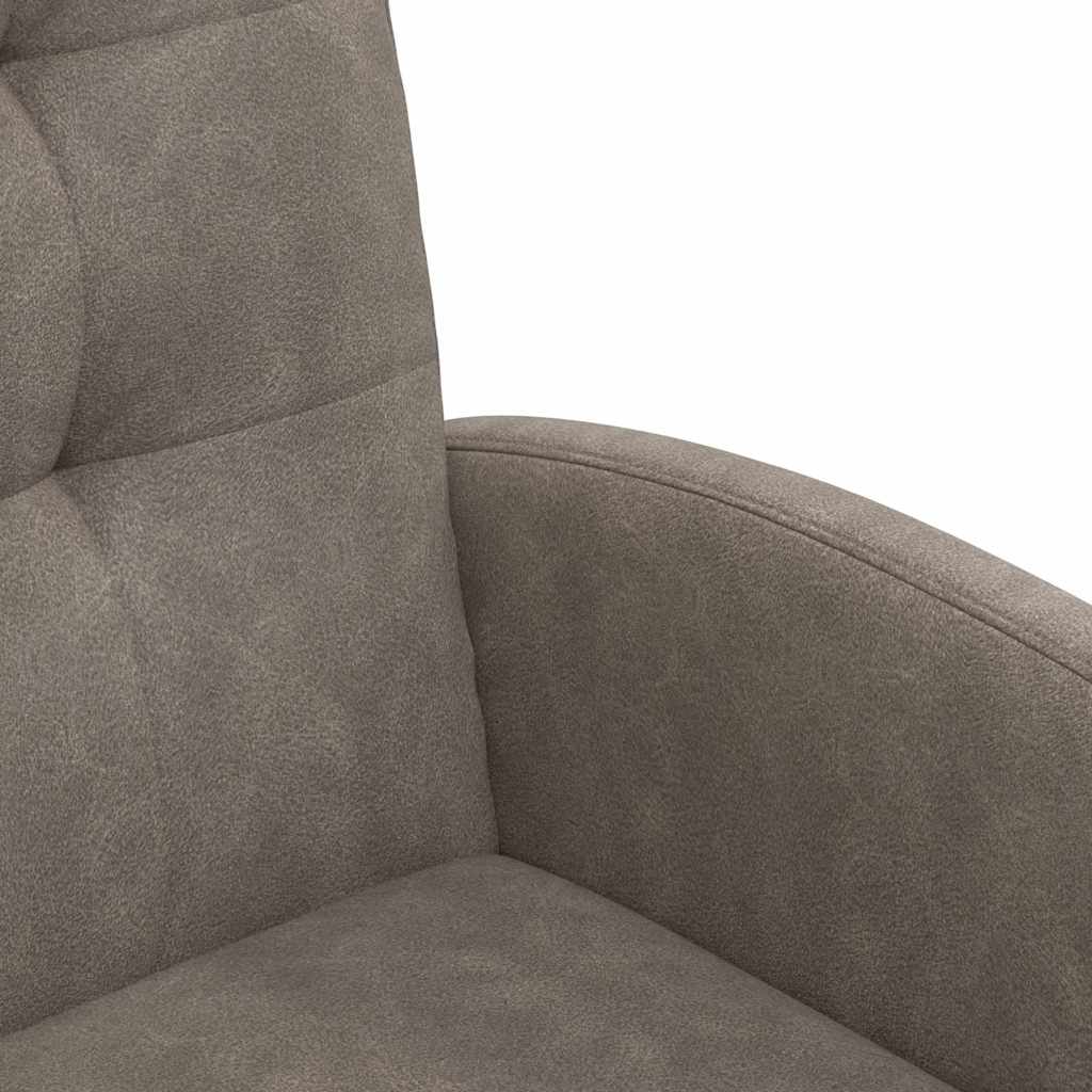 vidaXL Καρέκλες Φαγητού με Ρόδες με τροχούς 2 pcs Γκρι 57 x 67 x 98 εκ