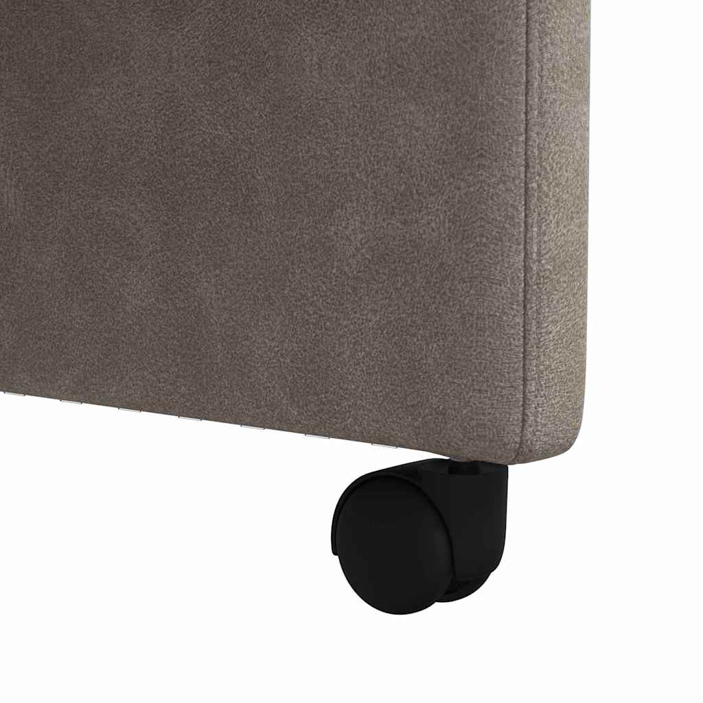 vidaXL Καρέκλες Φαγητού με Ρόδες με τροχούς 2 pcs Γκρι 57 x 67 x 98 εκ