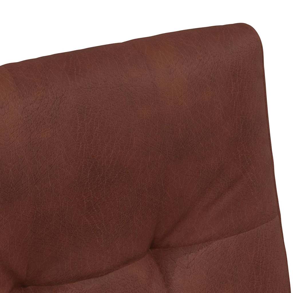 vidaXL Καρέκλες Φαγητού με Ρόδες 2 pcs Λαμπερό καφέ 57 x 67 x 98 εκ