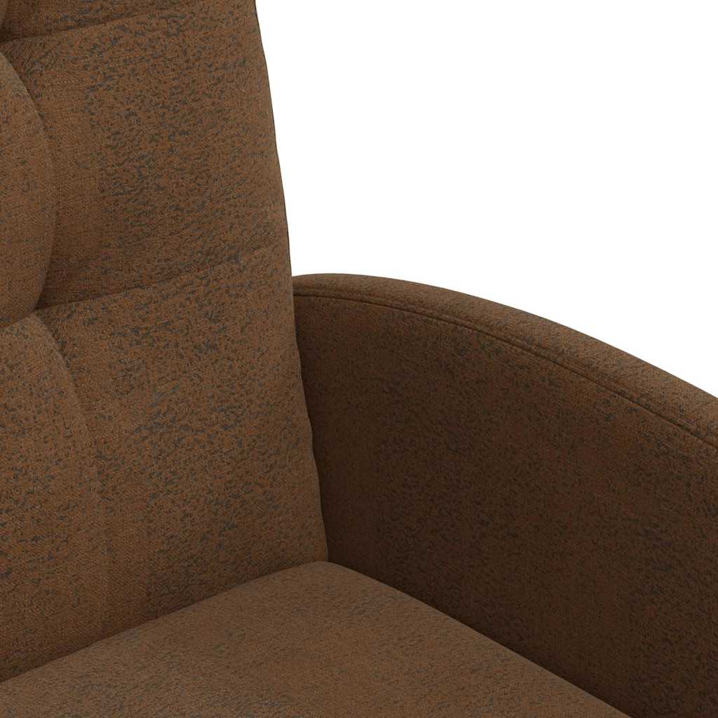 vidaXL Καρέκλες Φαγητού με Ρόδες με τροχούς 2 pcs Καφέ 57 x 67 x 98 εκ