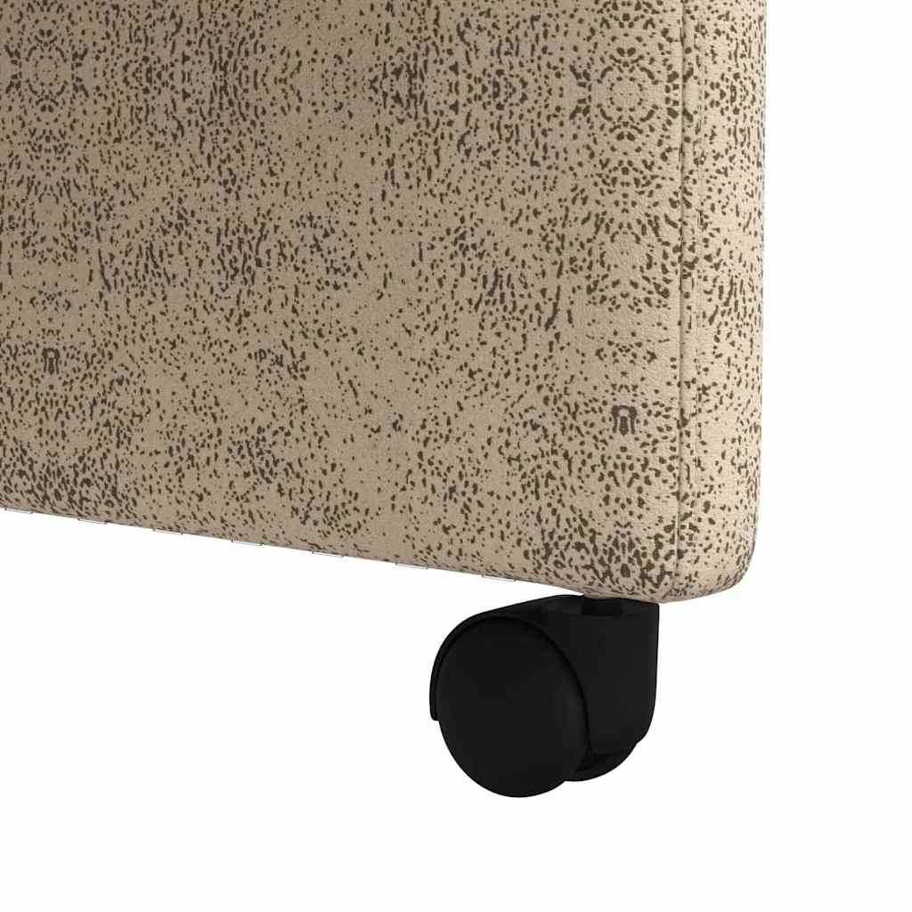 vidaXL Καρέκλες Φαγητού με Ρόδες 2 pcs Ανοιχτό γκρι 57 x 67 x 98 εκ