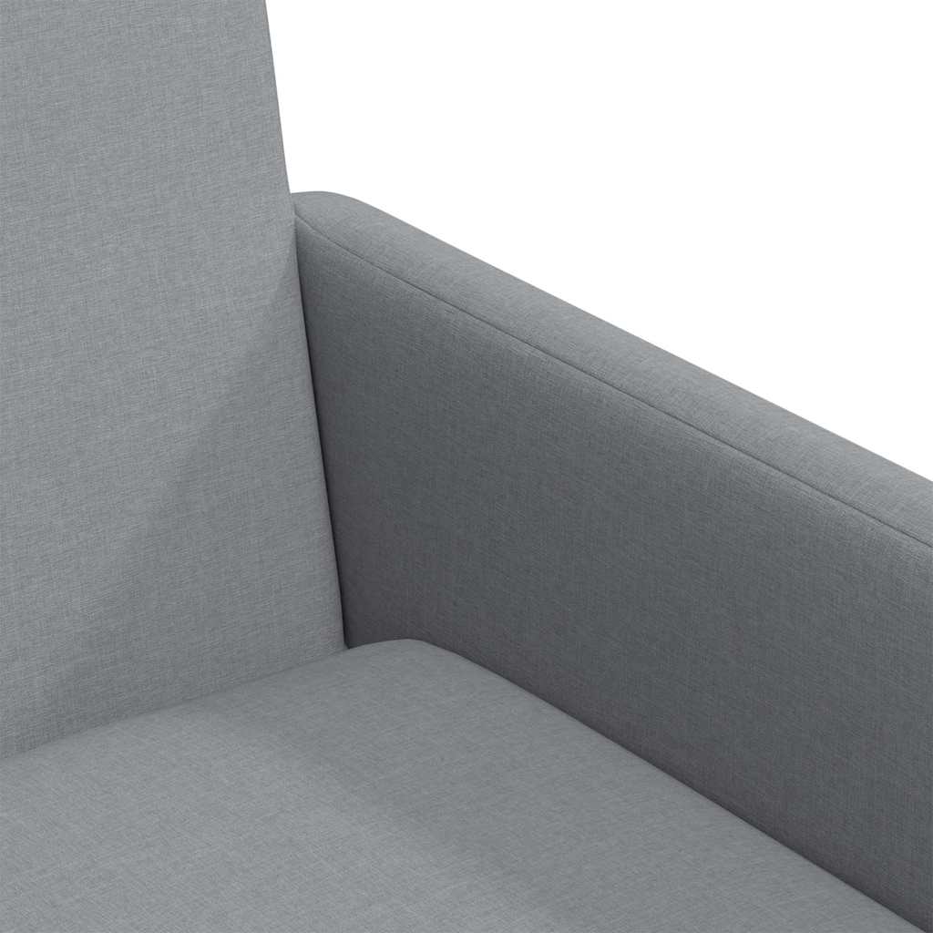 vidaXL Καρέκλες φαγητού 2 pcs Ανοιχτό γκρι 57 x 67 x 95 εκ ύφασμα