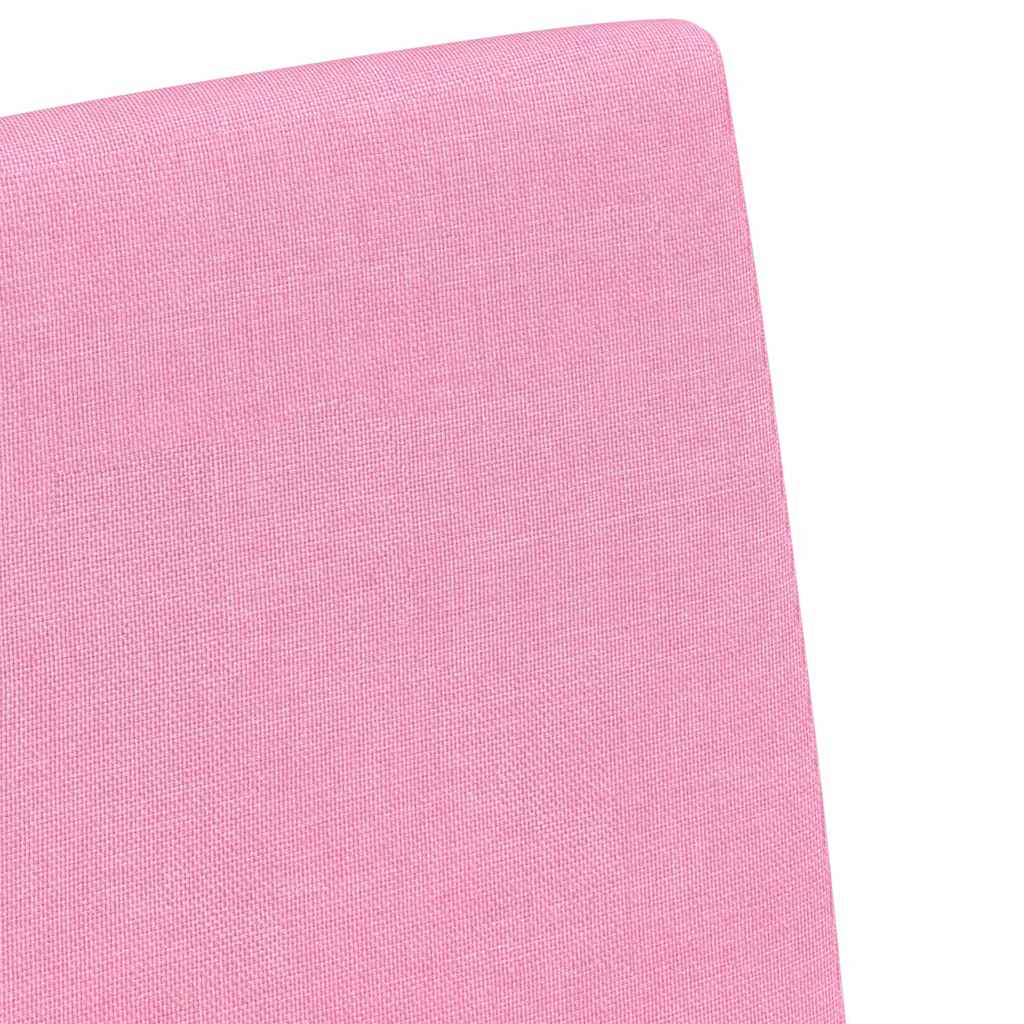 vidaXL Καρέκλες φαγητού 2 pcs Ροζ 57 x 67 x 95 εκ ύφασμα