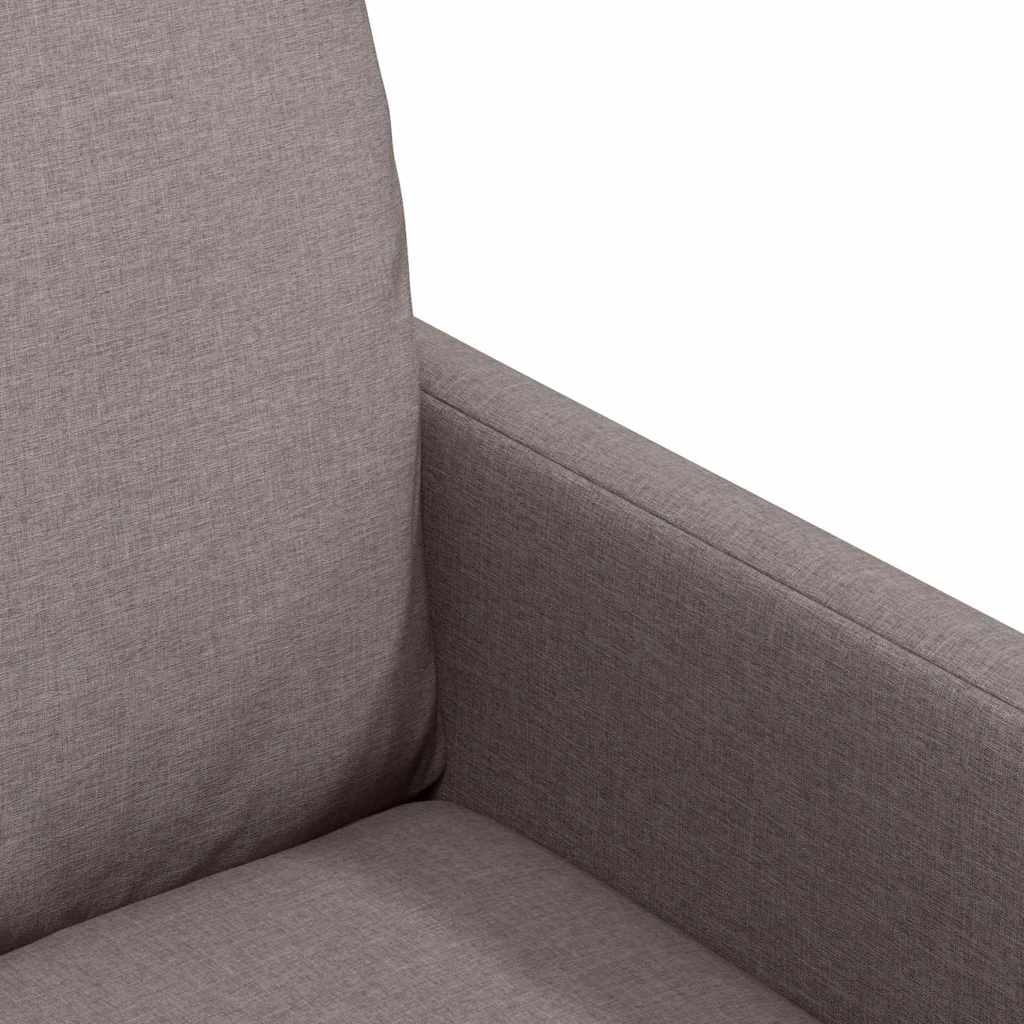 vidaXL Καρέκλες φαγητού 2 pcs Taupe 57 x 67 x 98 εκ ύφασμα