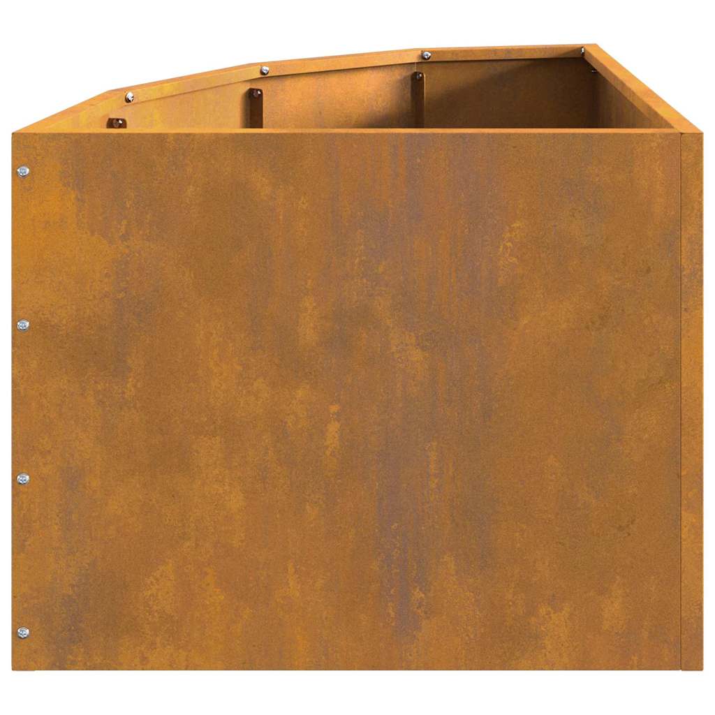vidaXL Γωνιακό Ροδόδεντρο Σκ rusty 45 x 45 x 35 cm