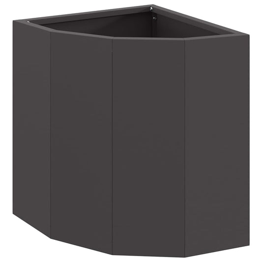 vidaXL Γωνιακό Ροδόδεντρο Μαύρο 30 x 30 x 35 εκ Ατσάλι
