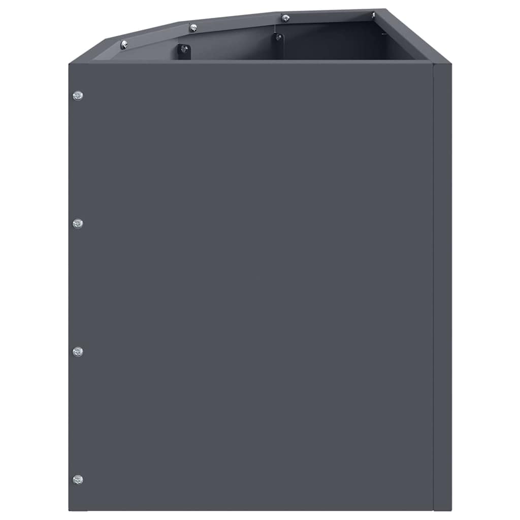 vidaXL Γωνιακό Ροδόδεντρο Ανθρακί 30 x 30 x 35 εκ Ατσάλι