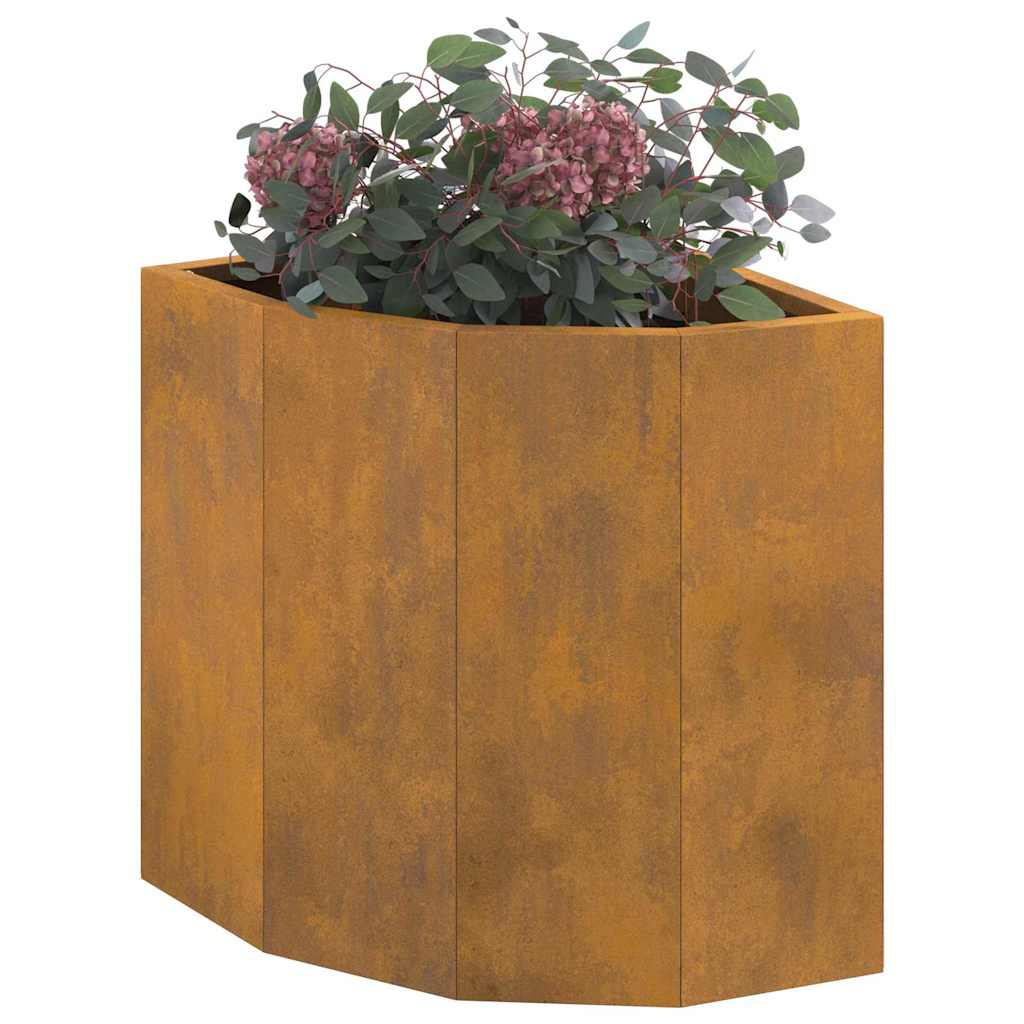 vidaXL Γωνιακό Ροδόδεντρο Σκ rusty 30 x 30 x 35 εκ