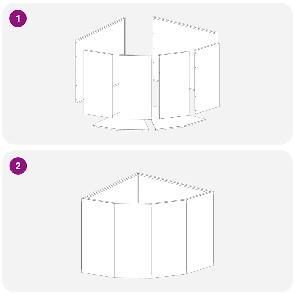 vidaXL Γωνιακό Ροδόδεντρο Ανθρακί 60 x 60 x 50 εκ Ατσάλι
