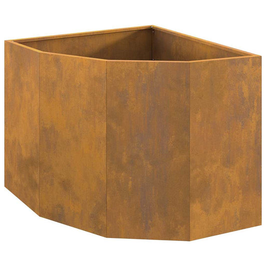 vidaXL Γωνιακό Ροδόδεντρο Σκ rusty 60 x 60 x 50 εκ