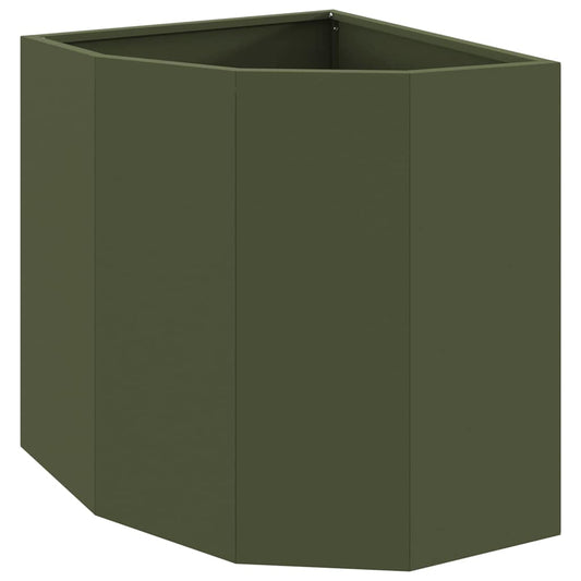 vidaXL Γωνιακό Ροδόδεντρο Λαδί 45 x 45 x 50 εκ Ατσάλι