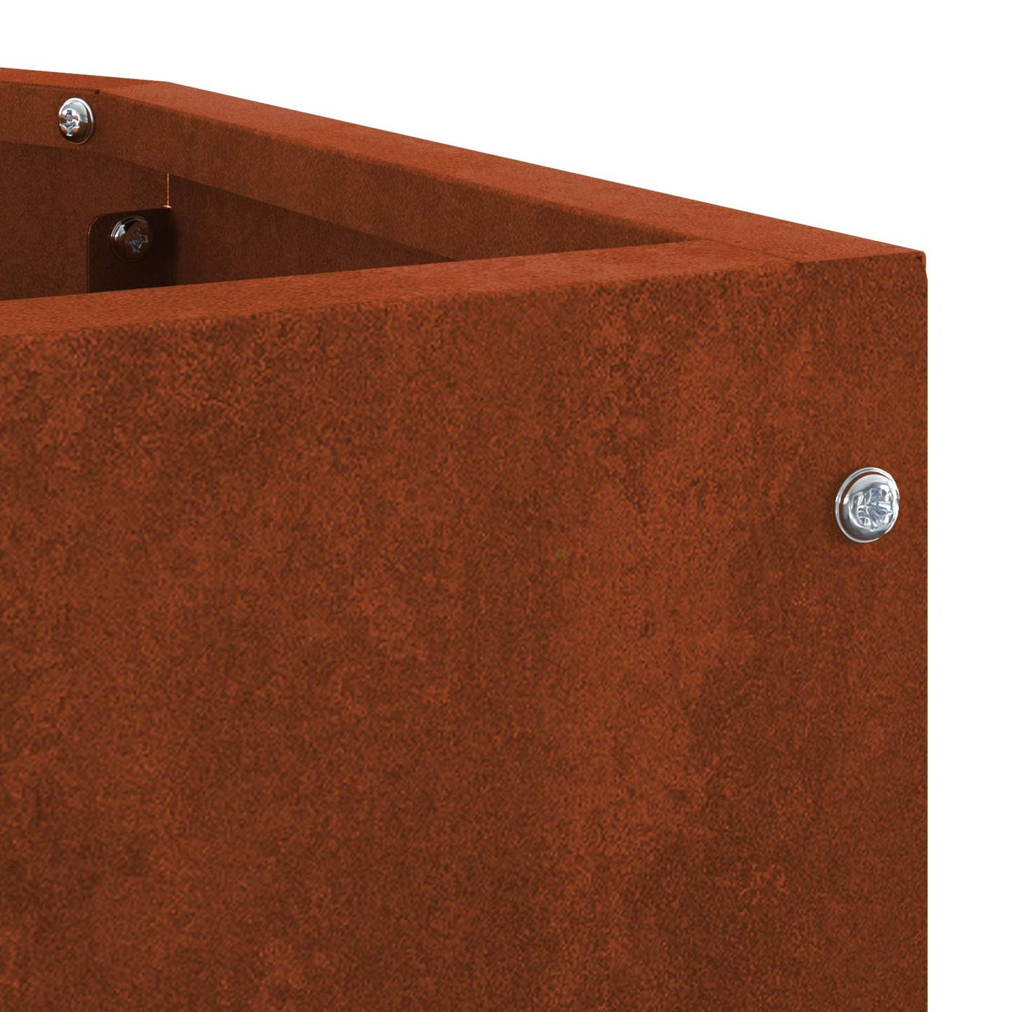 vidaXL Γωνιακό Ροδόδεντρο Σκ rusty 45 x 45 x 50 εκ