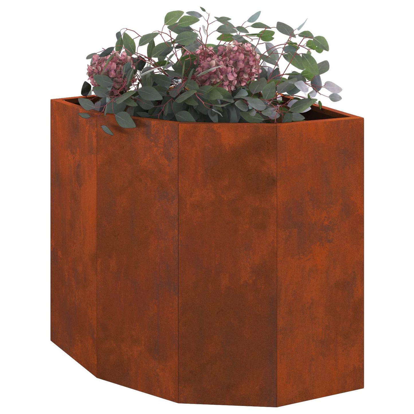 vidaXL Γωνιακό Ροδόδεντρο Σκ rusty 45 x 45 x 50 εκ