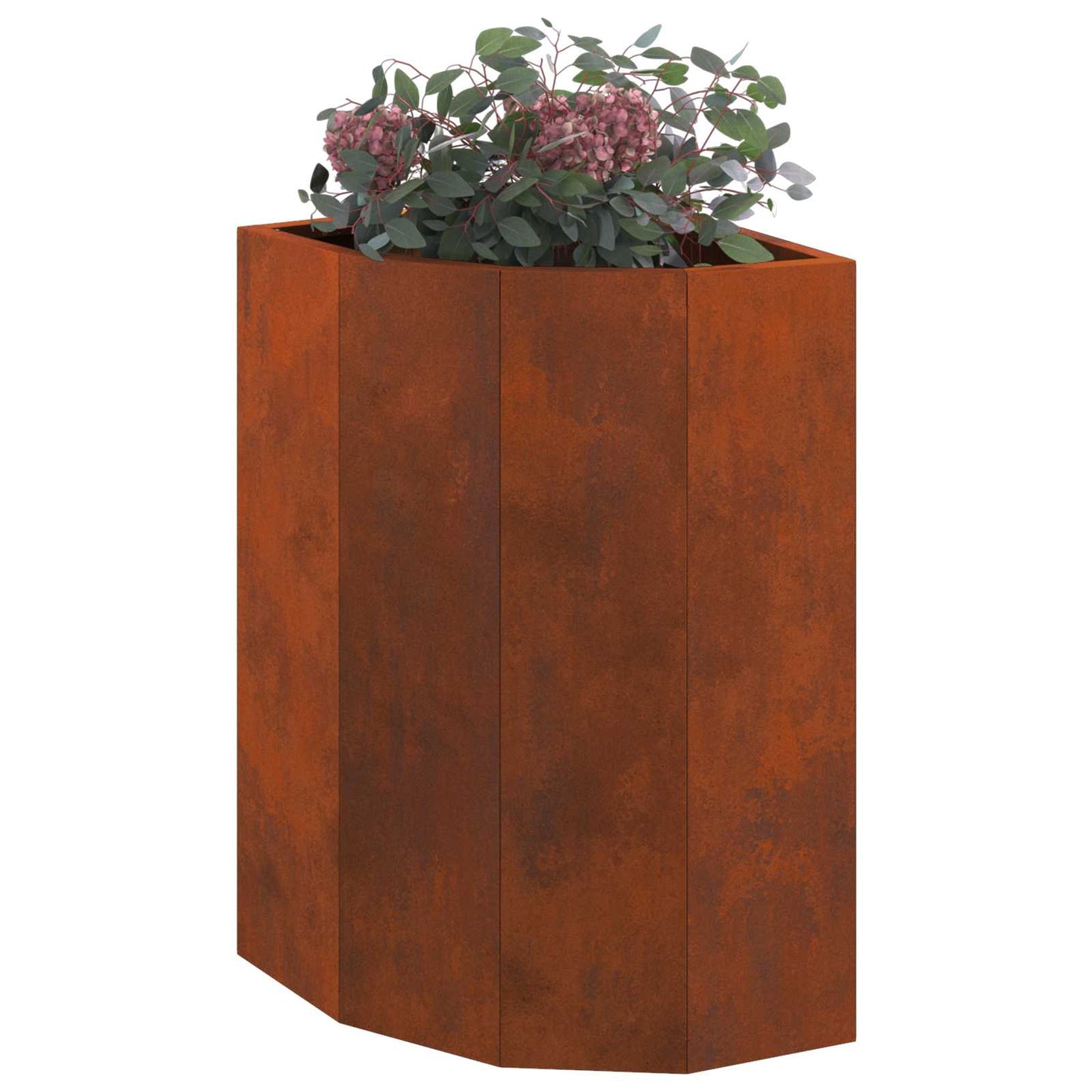 vidaXL Γωνιακό Ροδόδεντρο Σκ rusty 30 x 30 x 50 cm
