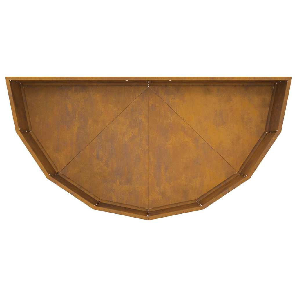 vidaXL Γλάστρα Σκ rusty 120 x 60 x 35 cm Ατσάλι Σκληρυθέν στον Αέρα