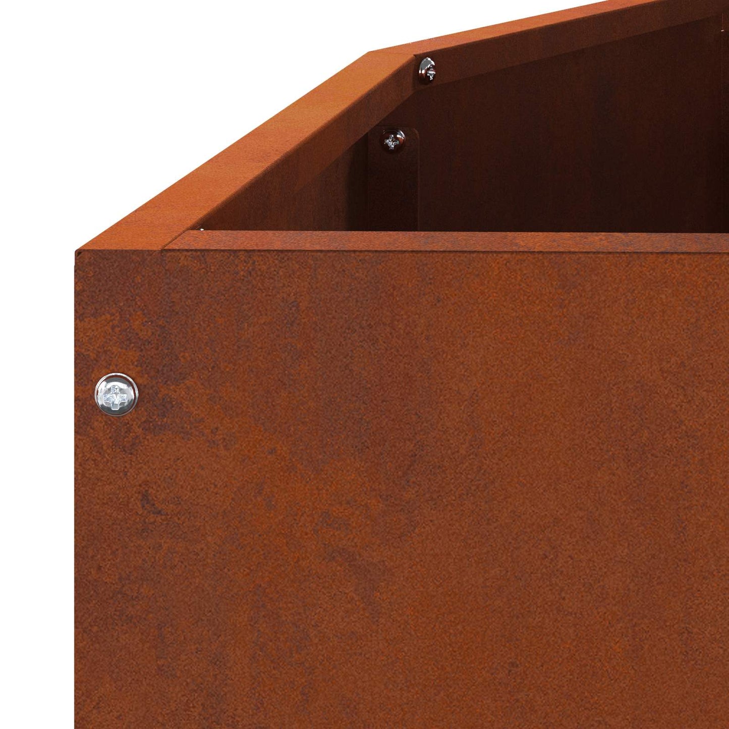 vidaXL Γλάστρα Σκ rusty 90 x 45 x 35 cm Ατσάλι Σκληρυθέν στον Αέρα