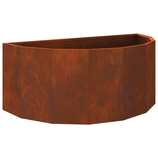 vidaXL Γλάστρα Σκ rusty 90 x 45 x 35 cm Ατσάλι Σκληρυθέν στον Αέρα