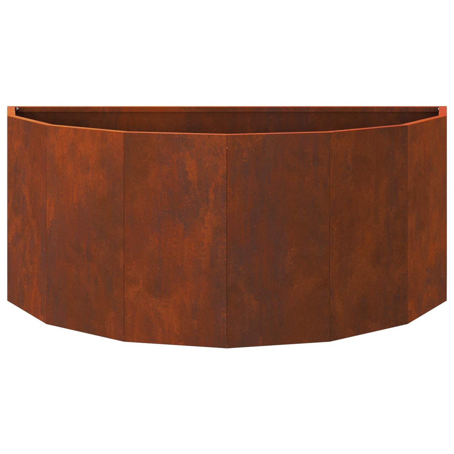 vidaXL Γλάστρα Σκ rusty 90 x 45 x 35 cm Ατσάλι Σκληρυθέν στον Αέρα