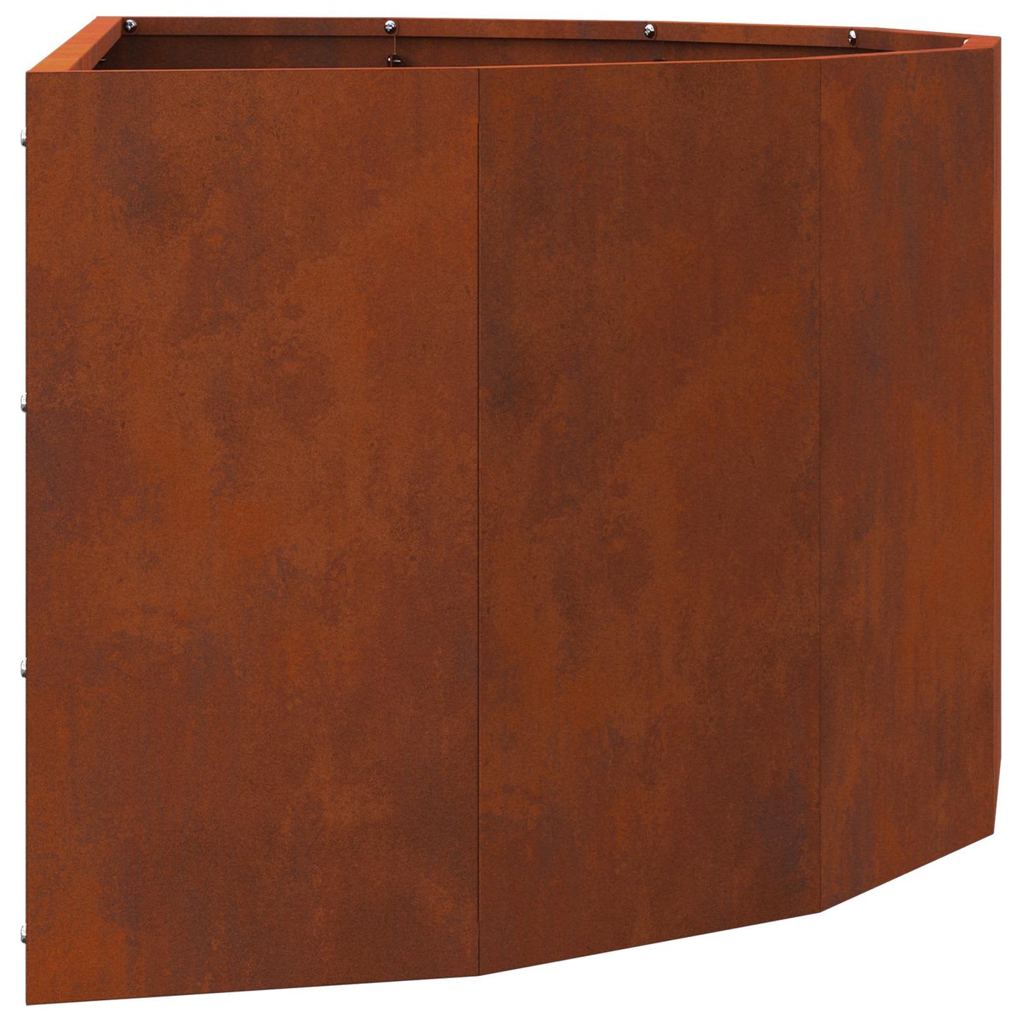 vidaXL Γλάστρα Σκ rusty 90 x 45 x 35 cm Ατσάλι Σκληρυθέν στον Αέρα