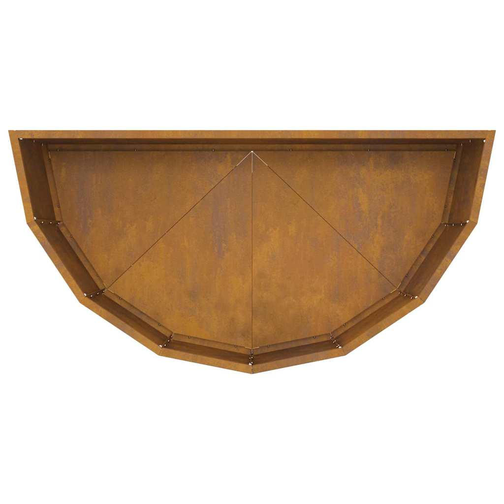 vidaXL Γλάστρα Σκ rusty 90 x 45 x 35 cm Ατσάλι Σκληρυθέν στον Αέρα
