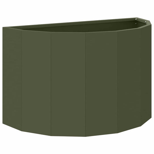 vidaXL Γλάστρα Ελιά Πράσινη 60 x 30 x 35 εκ Ατσάλι
