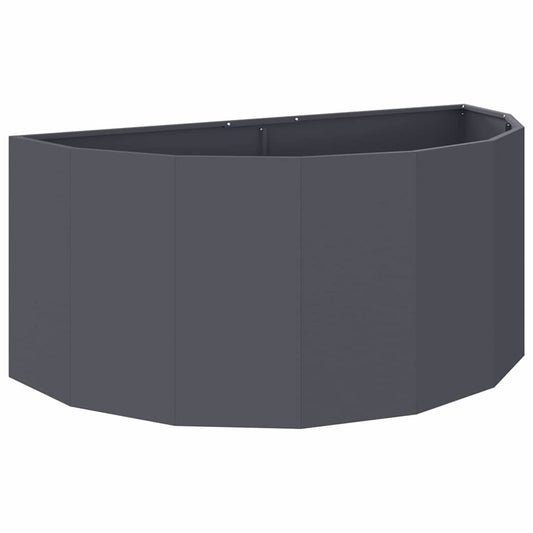 vidaXL Γλάστρα Ανθρακί 120 x 60 x 50 εκ. Ατσάλι