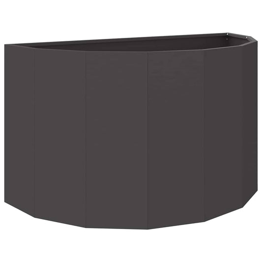 vidaXL Γλάστρα Μαύρο 90 x 45 x 50 εκ. Ατσάλι