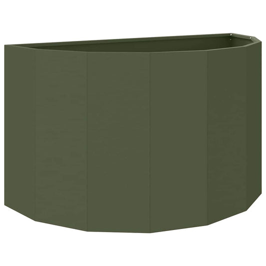vidaXL Γλάστρα Ελιά Πράσινη 90 x 45 x 50 εκ. Ατσάλι
