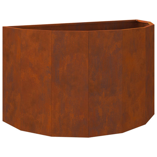vidaXL Γλάστρα Σκ rusty 90 x 45 x 50 εκ. Ατσάλι Σκληρυθέν στον Αέρα