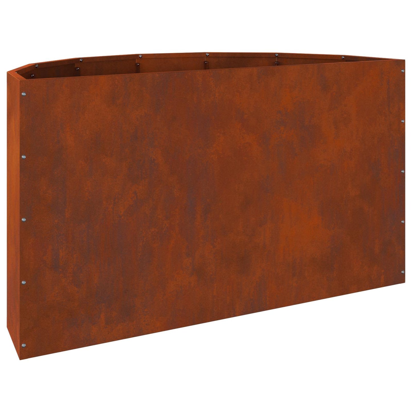 vidaXL Γλάστρα Σκ rusty 90 x 45 x 50 εκ. Ατσάλι Σκληρυθέν στον Αέρα