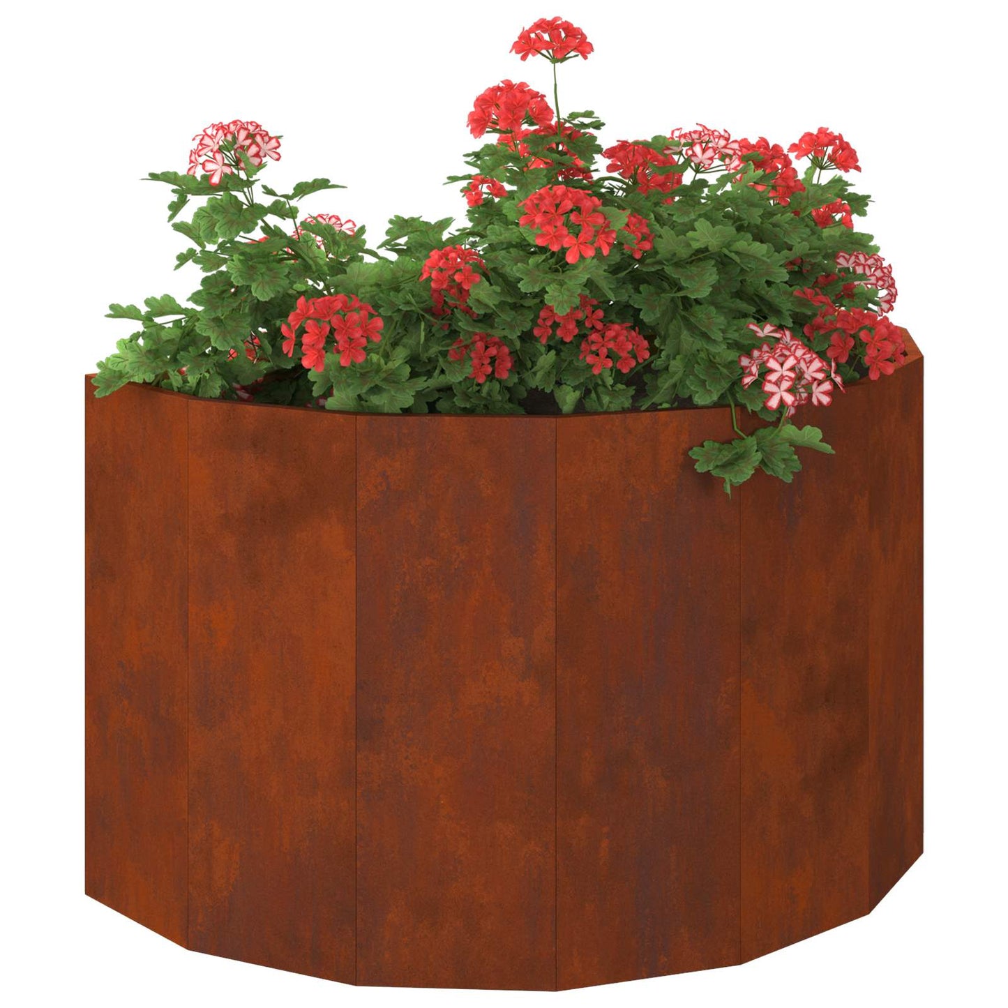 vidaXL Γλάστρα Σκ rusty 90 x 45 x 50 εκ. Ατσάλι Σκληρυθέν στον Αέρα