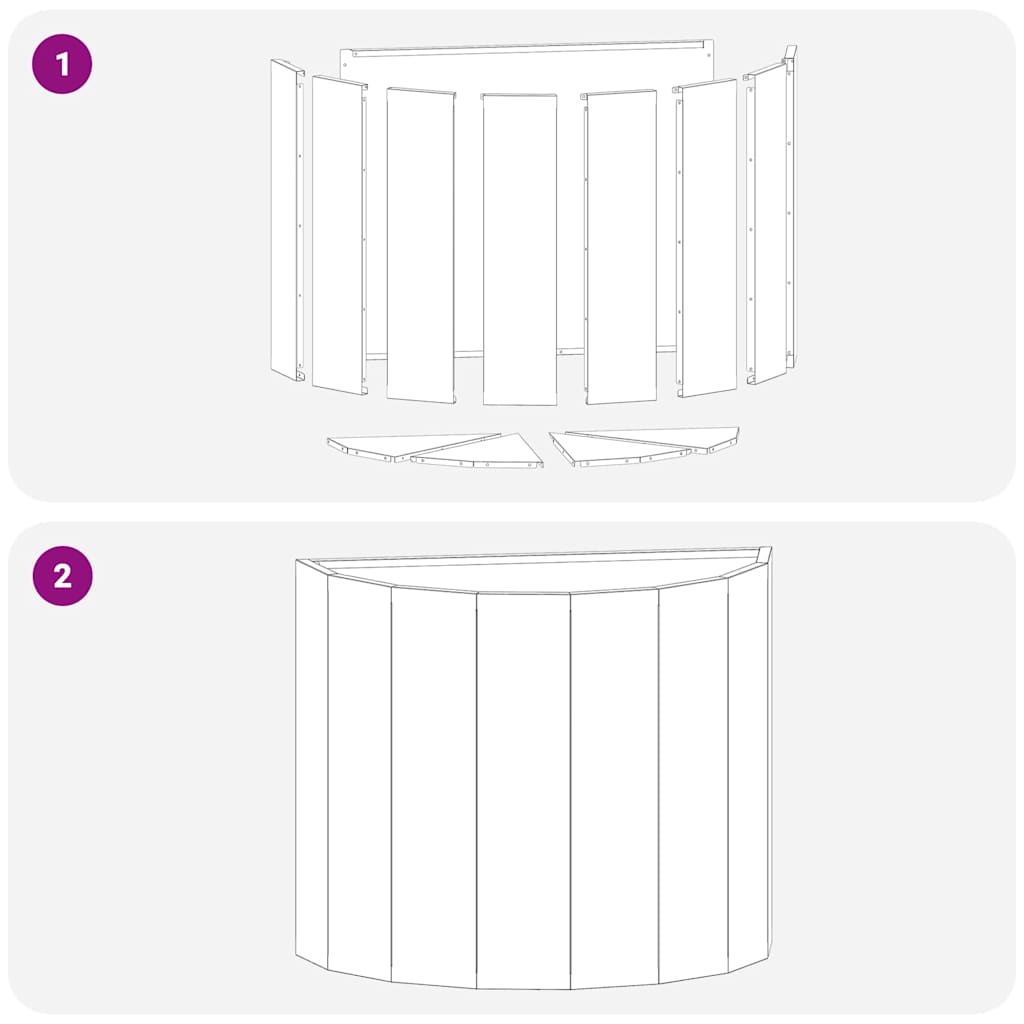 vidaXL Γλάστρα Μαύρο 60 x 30 x 50 εκ. Ατσάλι