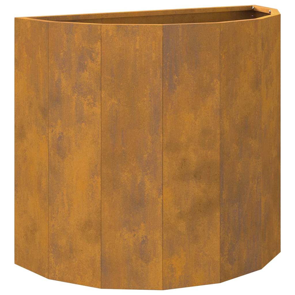 vidaXL Γλάστρα Σκ rusty 60 x 30 x 50 εκ. Ατσάλι Σκληρυθέν στον Αέρα