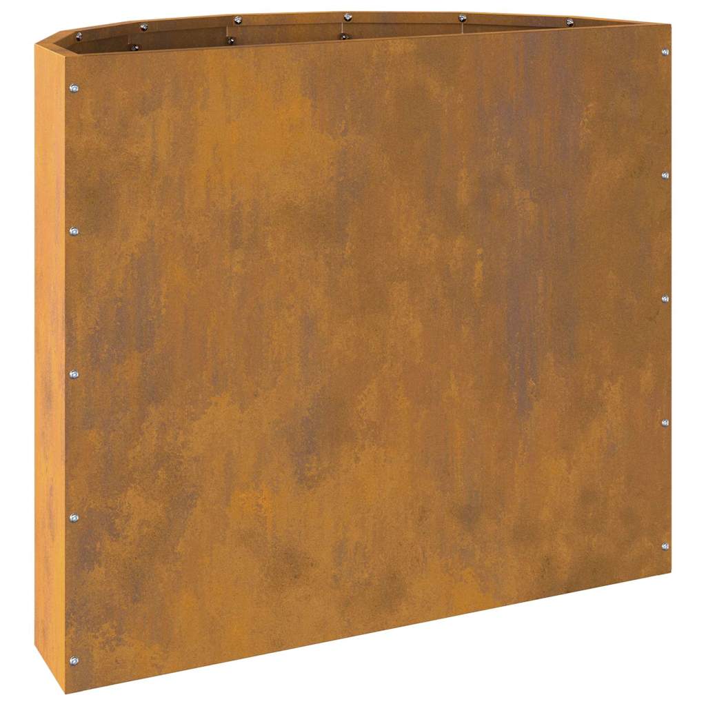vidaXL Γλάστρα Σκ rusty 60 x 30 x 50 εκ. Ατσάλι Σκληρυθέν στον Αέρα