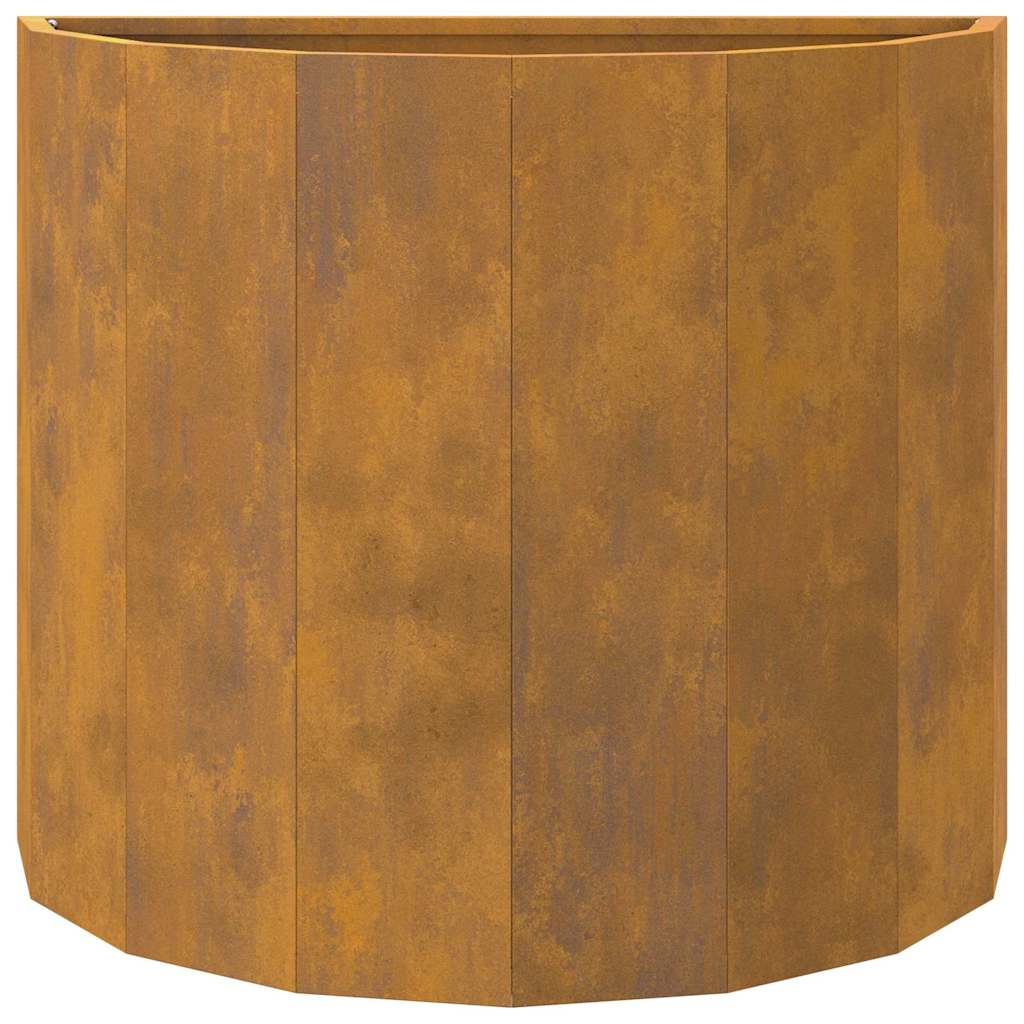 vidaXL Γλάστρα Σκ rusty 60 x 30 x 50 εκ. Ατσάλι Σκληρυθέν στον Αέρα