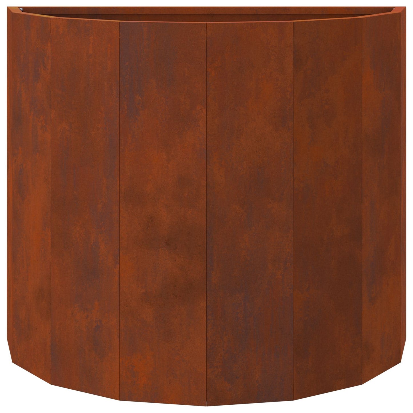 vidaXL Γλάστρα Σκ rusty 60 x 30 x 50 εκ. Ατσάλι Σκληρυθέν στον Αέρα