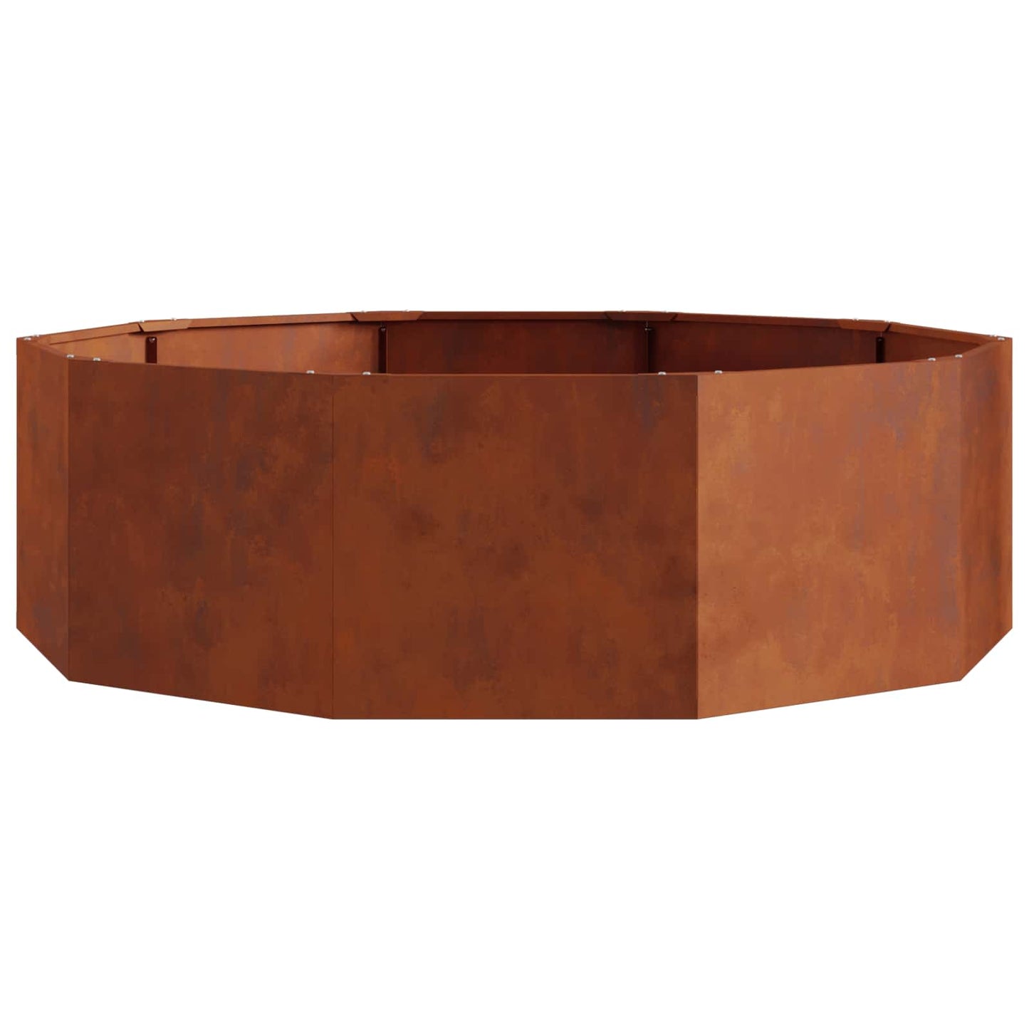 vidaXL Γλάστρα Σκ rusty 120 x 120 x 35 εκ Ατσάλι Σκληρυθέν στον Αέρα