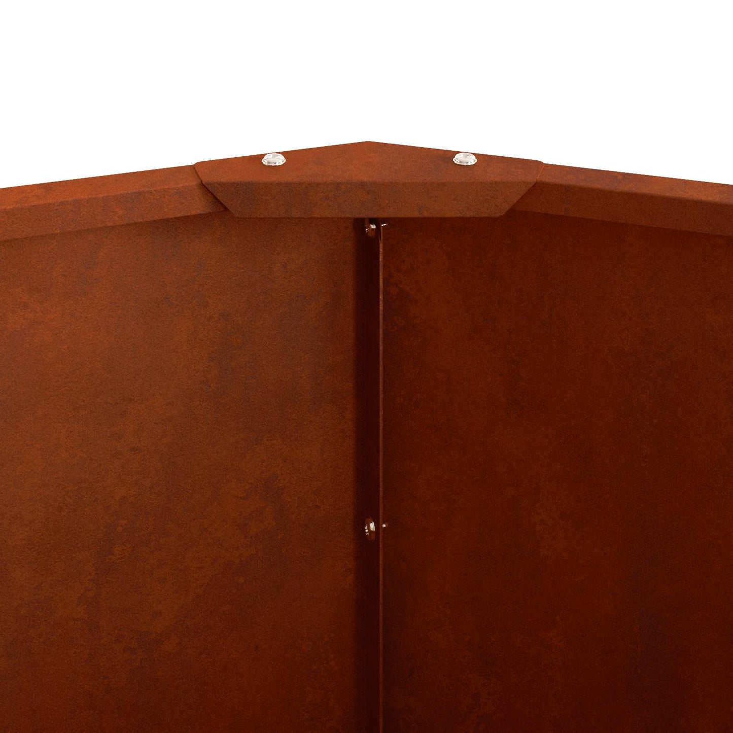 vidaXL Γλάστρα Σκ rusty 60 x 60 x 35 cm Ατσάλι Σκληρυθέν στον Αέρα