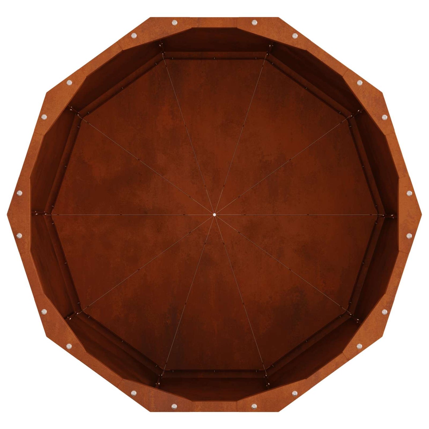 vidaXL Γλάστρα Σκ rusty 60 x 60 x 35 cm Ατσάλι Σκληρυθέν στον Αέρα